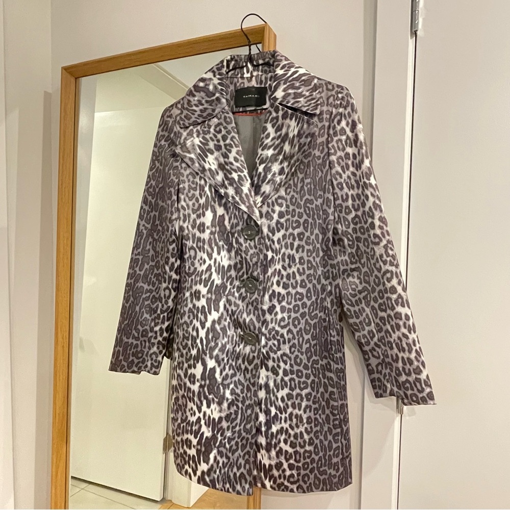 Tahari Goh Jacket Leopard Print